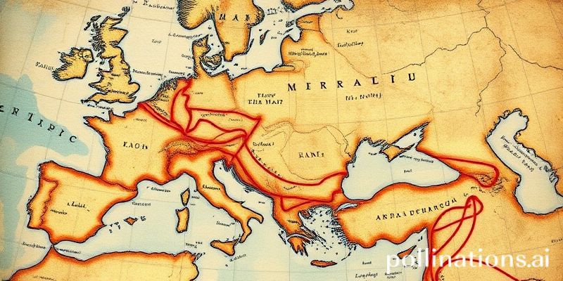Ancient European Migration Map